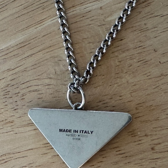 Prada Triangle Necklace - Picture 5 of 5